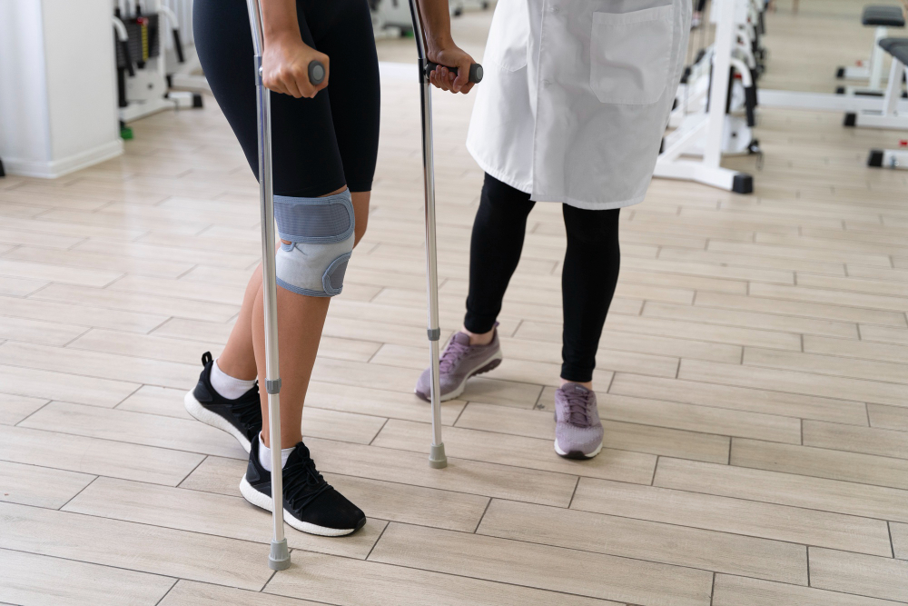 Crutches detail