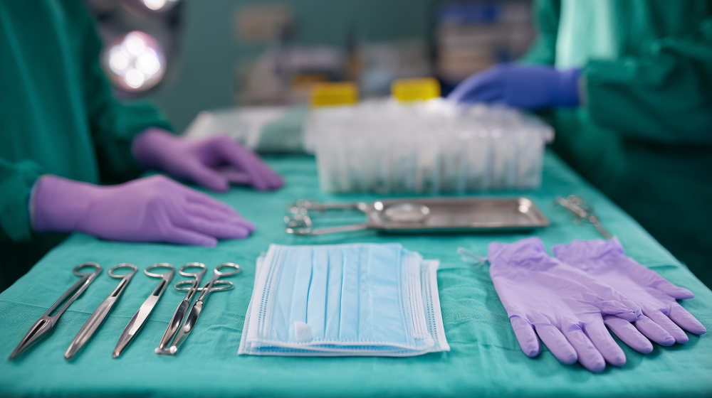 Surgical packs detail