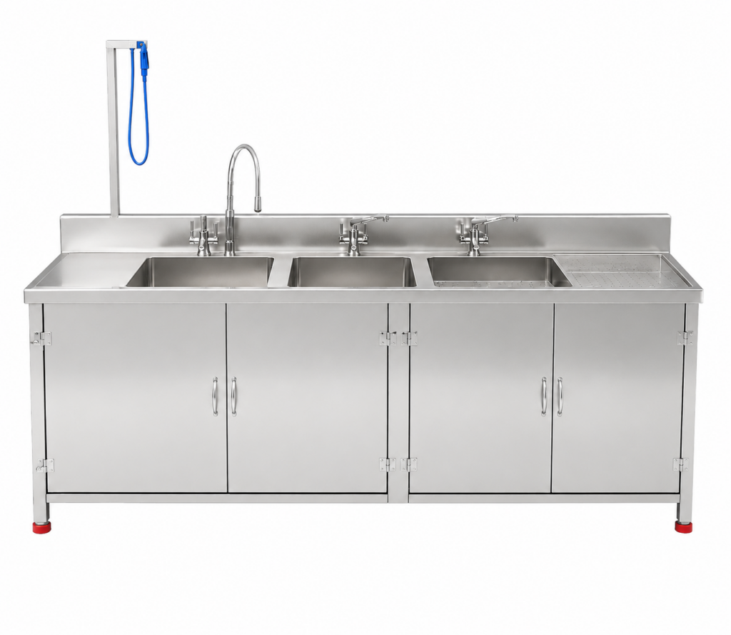 400 - Instrument Washing Sink With Cabinet